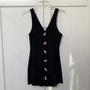 Black sweater vest dress - size 6